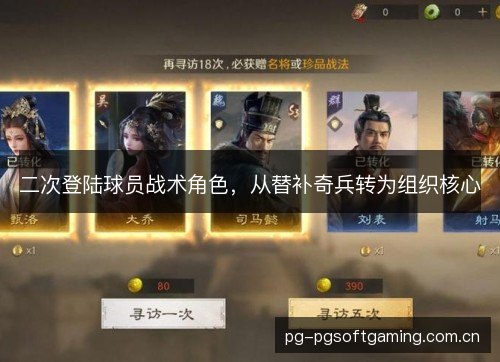 二次登陆球员战术角色,从替补奇兵转为组织核心 二次登陆球员战术角色,从替补奇兵转为组织核心